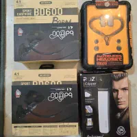 ۳ عدد هندزفری بی سیم و یک عدد ریش تراش نو