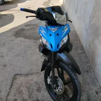 tvs تمیز در حد مدل ۸۹ کاربراتی|موتورسیکلت|مشهد, رده|دیوار