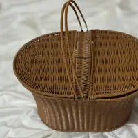 سبد بافتنی حصیری|صنایع دستی و سایر لوازم تزئینی|شوشتر, |دیوار