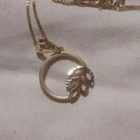 یه دستبند گم شده که یه همچین طرح دایره و برگ داره