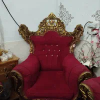 مبل سلطنتی ۷نفره|مبلمان خانگی و میز عسلی|محمدیه-قزوین, |دیوار