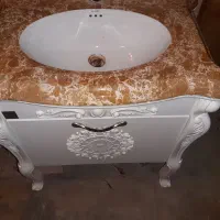 روشویی کابینتی سنگی سلطنتی بالوازم