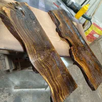 قفسه شلف چوبی|کتابخانه، شلف، قفسه‌های دیواری|همدان, |دیوار