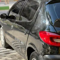 پژو ۲۰۶ مدل ۱۴۰۰ مشکی|خودرو سواری و وانت|قم, سعادتی|دیوار