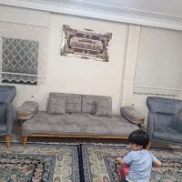 مبل ۵نفره  کاناپه تختخواب شو  و تا تک