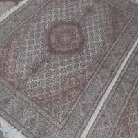 کرم قهوه‌ای تک ۶متری میشه جفت قالیچه هس|فرش|میانه, |دیوار