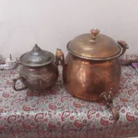 سماور و قوری مسی کیلویی