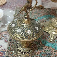 میوه خوری وشکلات خوری برنجی|کلکسیون اشیاء عتیقه|اراک, |دیوار