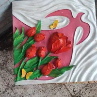 مقداری تابلو پلی استر یکجا یا تکی|مجسمه، تندیس، ماکت|نجفآباد, شیخ بهایی جنوبی|دیوار