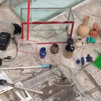 پکیج کامل آکواریوم|لوازم جانبی حیوانات|سنقر, |دیوار