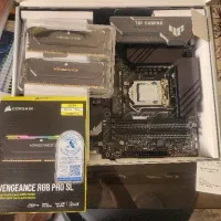 باندل 11400وasus tuf 570و corsair argb 16 gig|قطعات و لوازم جانبی رایانه|ملارد, |دیوار