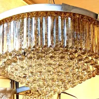 لوستر کریستالی، مدل ،آنجلا ،کد .697|لوستر و چراغ آویز|قم, نیروگاه|دیوار