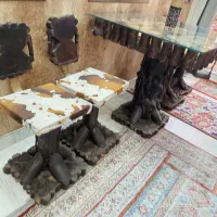 میز ناهارخوری و صندلی روستیک