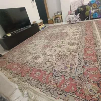 جفت قالی 9 متری دستباف رفیعی کاشان ریزبافت در حد|فرش|تهران, طیب|دیوار
