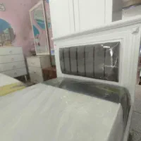 تخت خواب نوجوان تختخواب یک ونیم تشک کفی دو نفره|تخت و سرویس خواب|مشهد, خواجه ربیع|دیوار