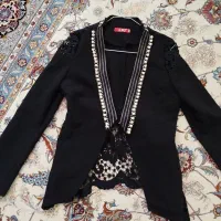 کت مجلسی بسیار شیک دانتل دار سایزm
