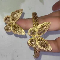 ست انگشتر و دستبند پروانه انگشتر طاووس