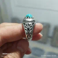 انگشتر فیروزه کاملا نو