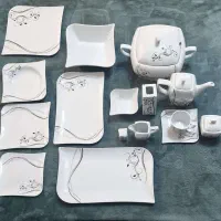 سرویس چینی ۱۲ نفره توس در حد نو