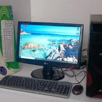 کامپیوتر کامل با رم 16 گیگ مانیتور 19 اینچ|رایانه رومیزی|تبریز, |دیوار