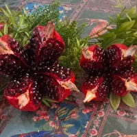 فروش تکی و عمده انار دکوری شب یلدا چهار قاچ|صنایع دستی و سایر لوازم تزئینی|تهران, خانی آباد نو شمالی|دیوار