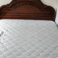 تخت منبت کاری قدیمی +تشک تخت|تخت و سرویس خواب|رشت, فخب|دیوار