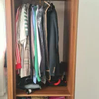 کمد لباس درب ریلی دارای ۴ تاکشو|جاکفشی، کمد، دراور|گنبد کاووس, |دیوار