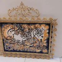 تابلو فرش ۳بعدی گل رز تاجدار برنز سوگلی|تابلو فرش|زنجان, |دیوار