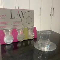 استکان کمر باریک با نعلبکی