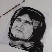 نقاشی سیاه قلم