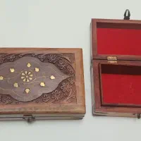 جعبه چوبی جای جواهر،پاسور،شمعدان