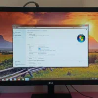کامپیوتر hp corei3 با مانیتور الجی ۲۲