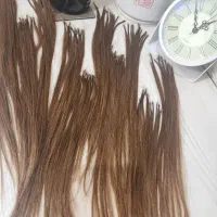اکستنشن موی طبیعی رنگ شده