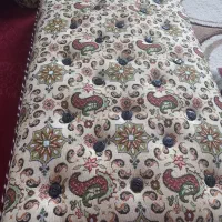 پشتی پنبه ای گل برجسته|پشتی|دهگلان, |دیوار