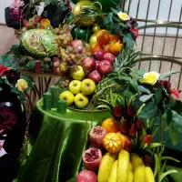 حکاکی هندوانه کدو میوه آرایی خنچه بندی یلدا چله|خدمات پذیرایی، مراسم|مشهد, تلگرد|دیوار