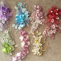 گل بغل سر مخصوص شنیون|زیورآلات و اکسسوری|اصفهان, باغ کاران|دیوار