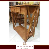 کافی بار کنسول عرض ۸۰ پایه ضربدری تک کشو|بوفه، ویترین، کنسول|مشهد, طلاب|دیوار