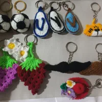 جا کلیدی و کش مو بافتنی