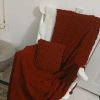 کوسن بافی شال مبل ست شالگردن وکلاه