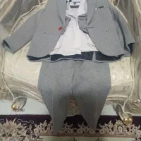 کت شلوار مجلسی بچگانه بسیار نو|کفش و لباس بچه|مرودشت, پشت سایپا‎|دیوار