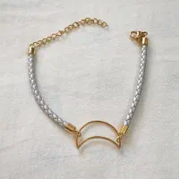 گردنبند و دستبند مروارید و چرم|بدلیجات|قم, زنبیل آباد|دیوار