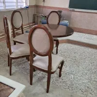 میز ناهار خوری ۴نفره سالم و نو|میز و صندلی غذاخوری|طاهرگوراب, |دیوار