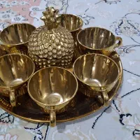 سرویس فنجون شکلات خوری  باسبزی خردکن|صنایع دستی و سایر لوازم تزئینی|بومهن, |دیوار