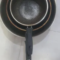سه عدد ماهیتابه تفلون دست دوم