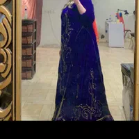 لباس محلی مخمل چین دار