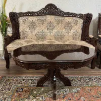 مبل دسته چوبی سرویس|مبلمان خانگی و میز عسلی|تبریز, |دیوار