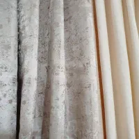 پرده حریربا دستک کاملا سالم تمیز|پرده، رانر، رومیزی|تربتحیدریه, شهرک ولیعصر|دیوار