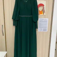 پیراهن مجلسی رنگ یشمی|لباس|نوشهر, |دیوار