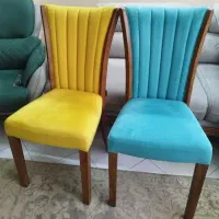 صندلی با روکش چوب راش