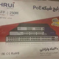 سویچ شبکه پی او ای (poe)داهوا hrui